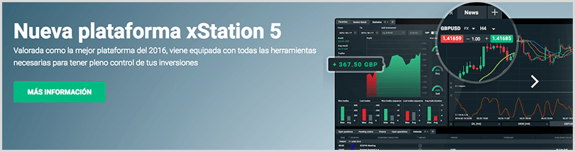 nueva plataforma de inversión xStation5 - XTB