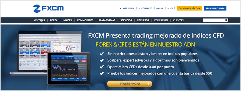 plataforma de forex FXCM